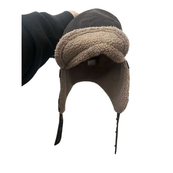 DPC Unisex Windproof Distressed Sherpa Trapper Hat Brown One Size - Picture 1 of 6